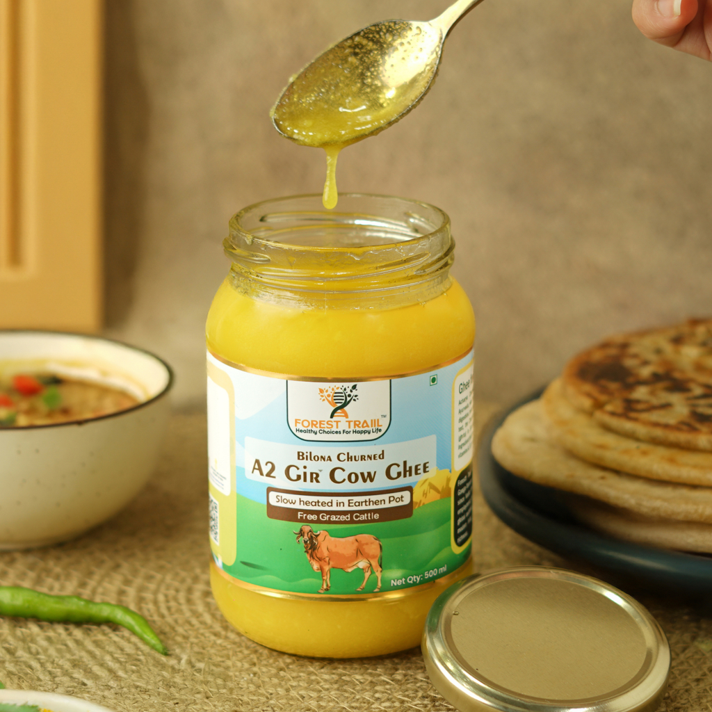 Forest Traiil A2 Gir Cow Ghee | Bilona-Churned