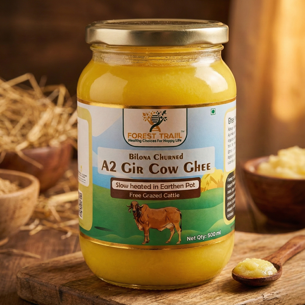 Forest Traiil A2 Gir Cow Ghee | Bilona-Churned