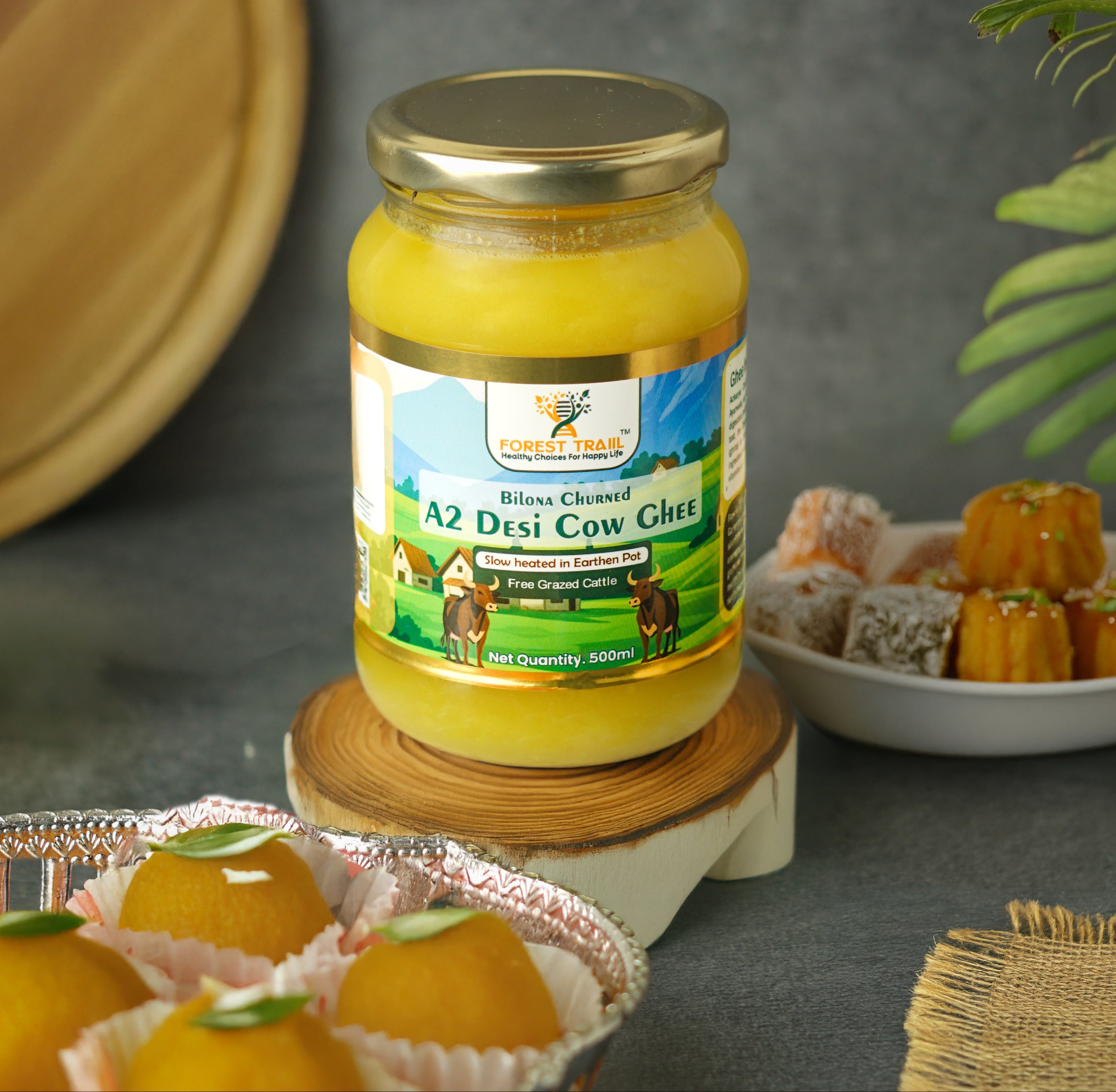Forest Traiil A2 Desi Cow Ghee 500 ml